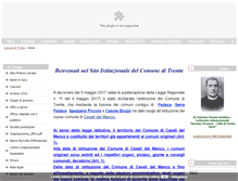 Tablet Screenshot of comune.trenta.cs.it